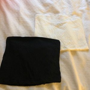 Black & white American eagle tube tops.